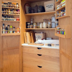 oak kitchen larder