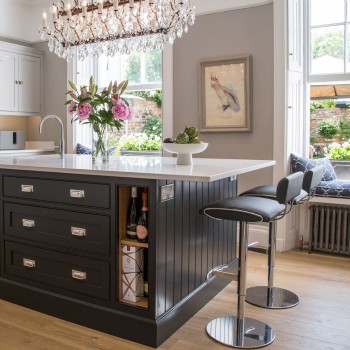 Beaded Shaker kitchen island